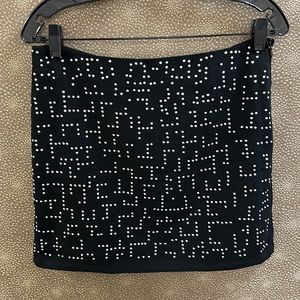 🔥🔥🔥NEW Gap Studded Black Mini Skirt